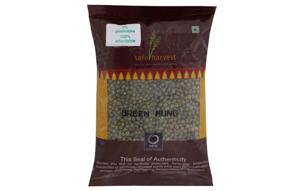 Safe Harvest Green Mung    Pack  500 grams